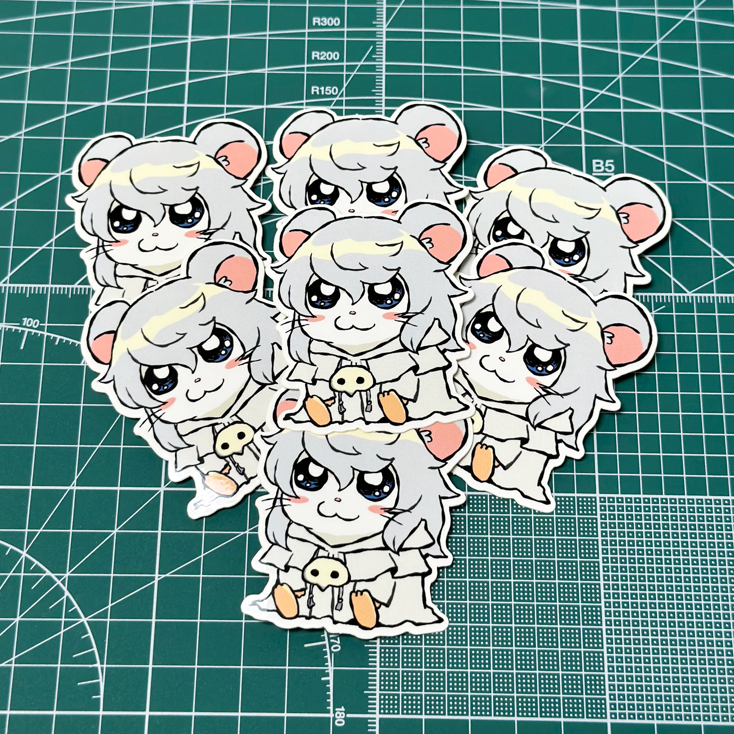 Themis Hamster Vinyl Die-Cut Sticker (2")