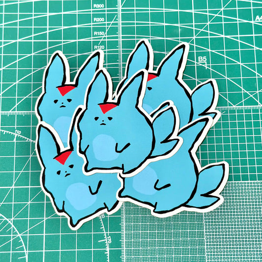 Fat Carbuncle Vinyl Die-Cut Sticker (3")