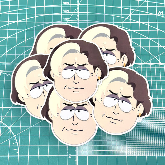 Very Normal Emet-Selch Vinyl Die-Cut Sticker (3")